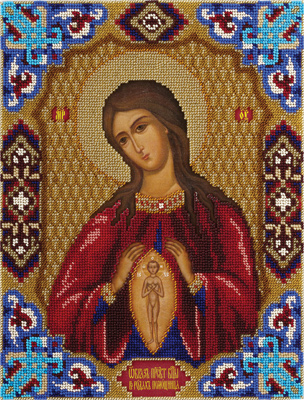 

Вышивка бисером Икона Божией Матери В родах Помощница ЦМ-1469, 24x31 см от Panna