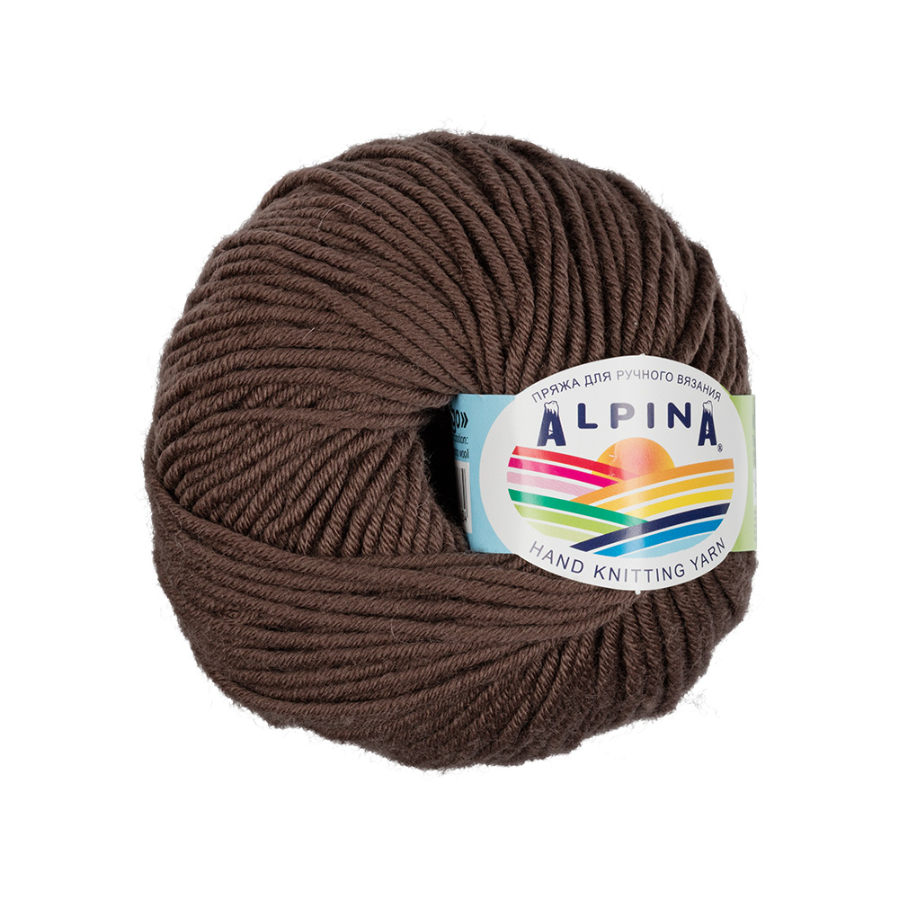 

Пряжа Alpina MARGO-03 MARGO коричневый, MARGO