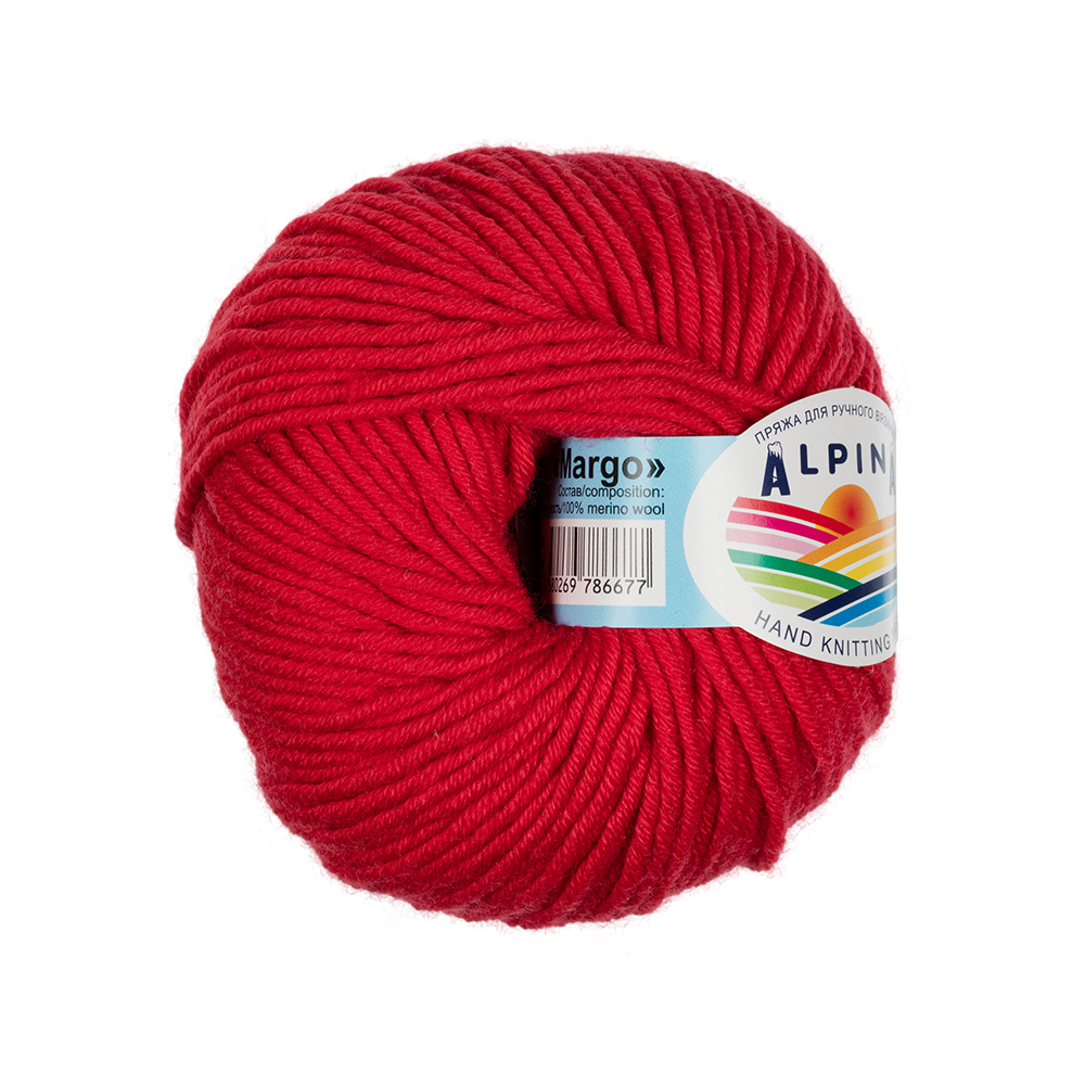 

Пряжа Alpina MARGO-18 MARGO красный, MARGO