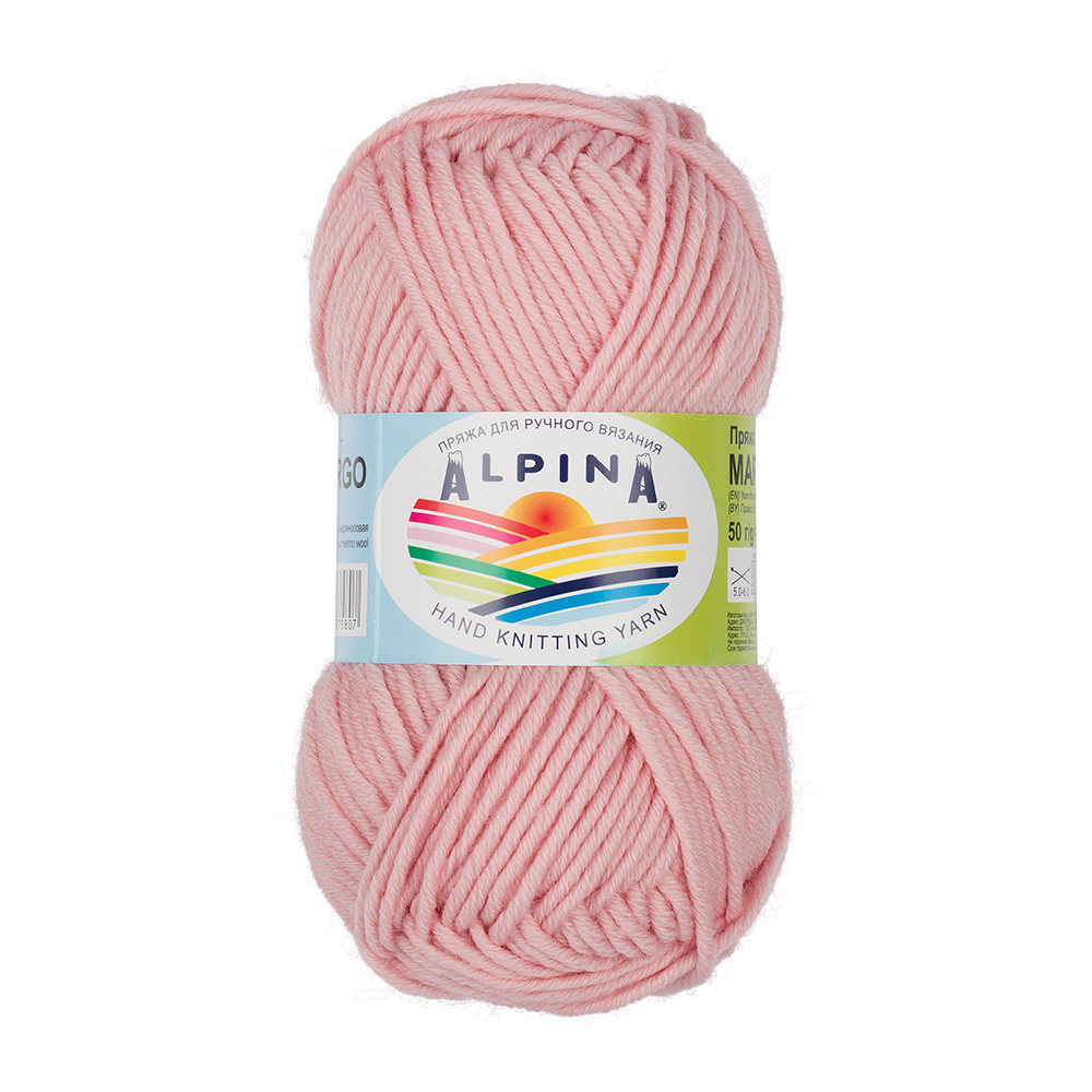 

Пряжа Alpina MARGO-19 MARGO бледно-розовый, MARGO
