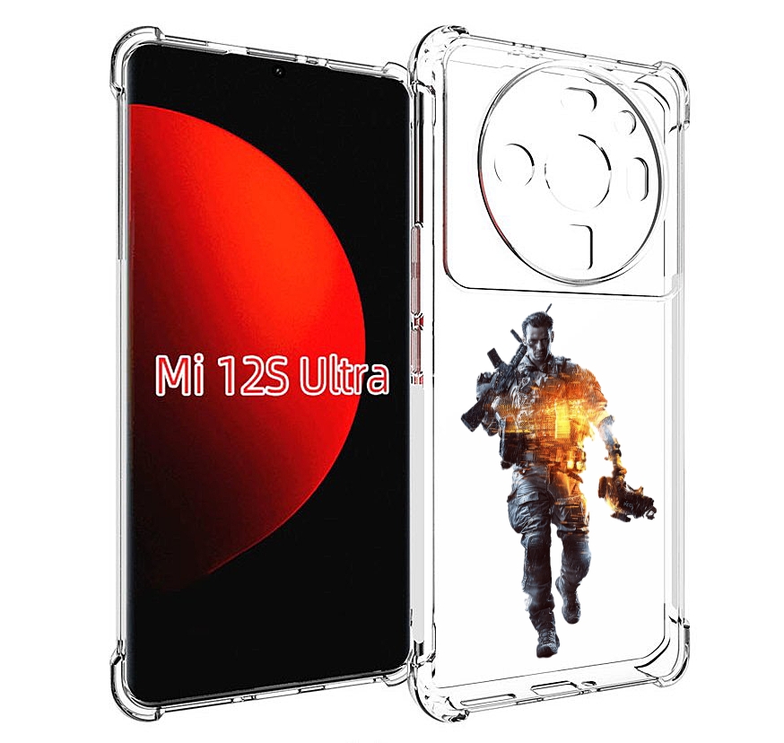 

Чехол MyPads Battlefield-4 мужской для Xiaomi 12S Ultra, Прозрачный, Tocco