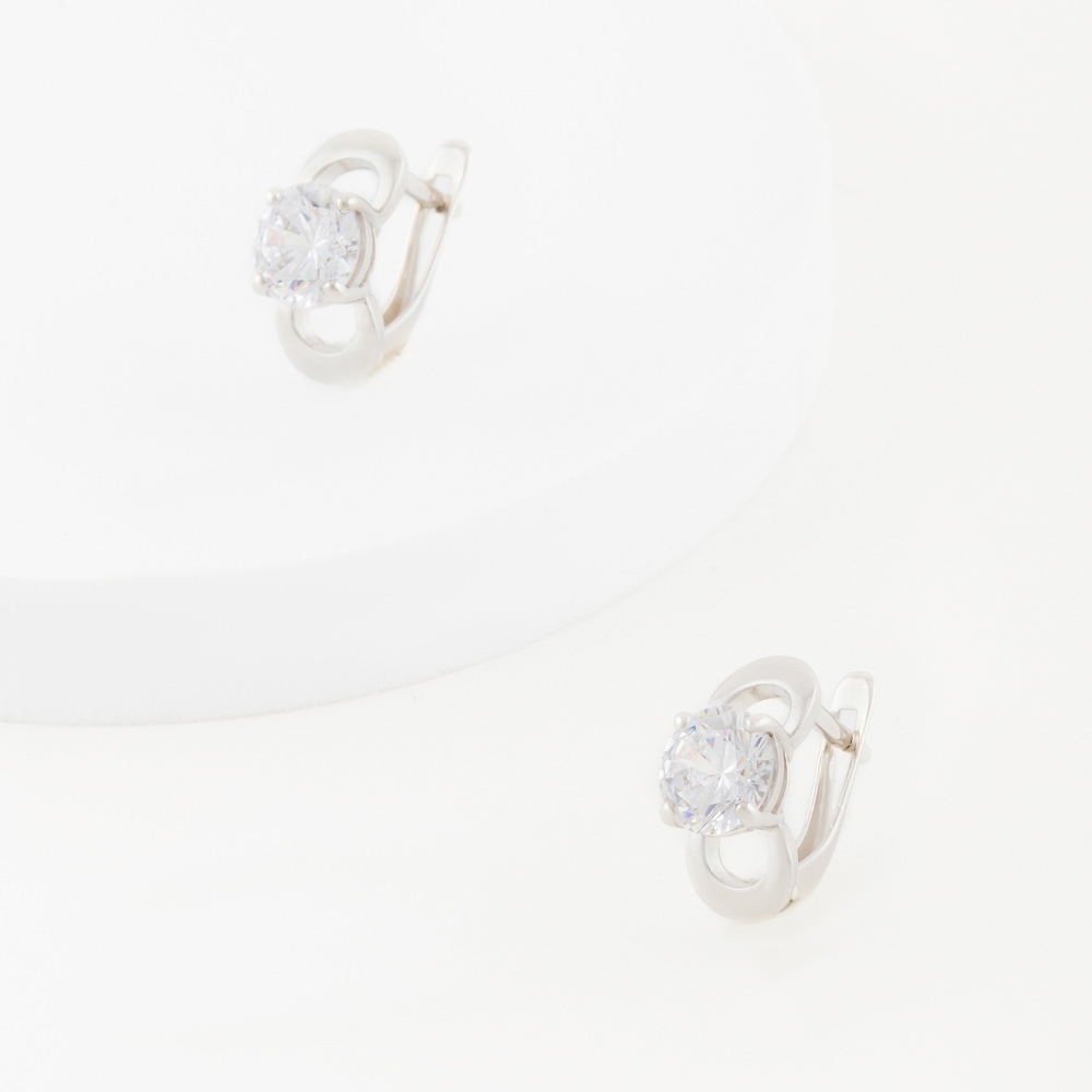

Серьги из серебра с фианитами НАШЕ ЗОЛОТО 6В11-0005, 6В11-0005