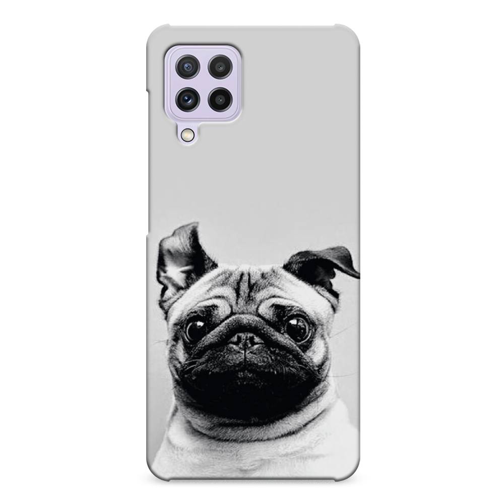 

Пластиковый чехол "Ушастый мопс" на Samsung Galaxy A22