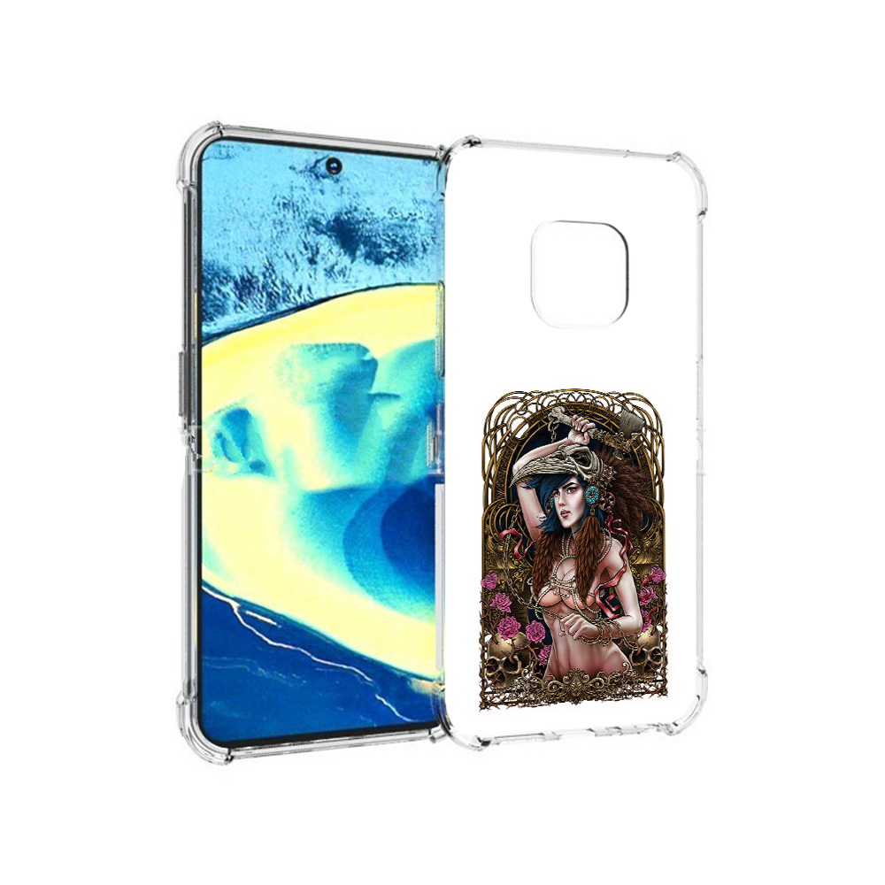 

Чехол MyPads Tocco для Nokia XR20 красивая девушка рисунок (PT161671.111.407), Прозрачный, Tocco