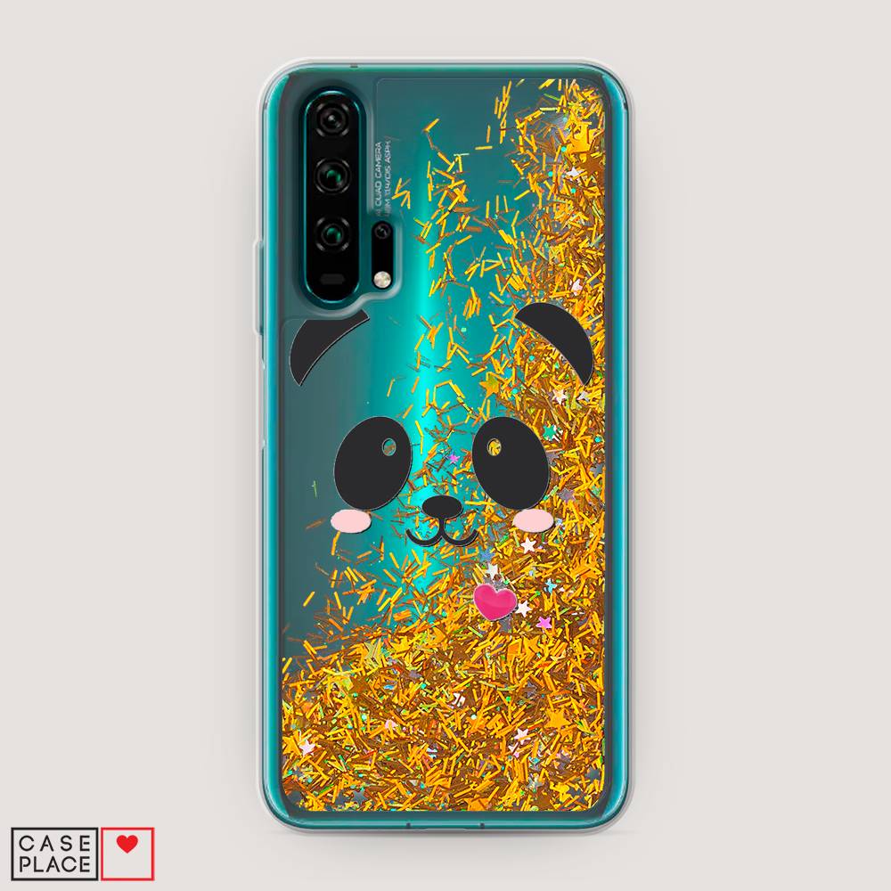 

Чехол Awog на Honor 20 Pro "Влюбленный панда контур", Разноцветный, 69390-1
