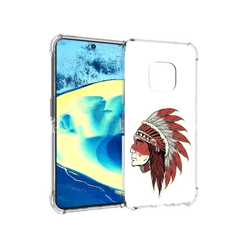 

Чехол MyPads Tocco для Nokia XR20 красный индеец (PT161671.111.411), Прозрачный, Tocco