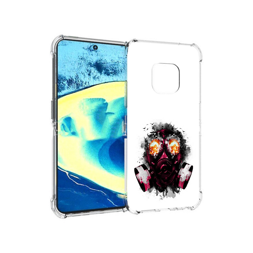 

Чехол MyPads Tocco для Nokia XR20 красный противогаз (PT161671.111.412), Прозрачный, Tocco