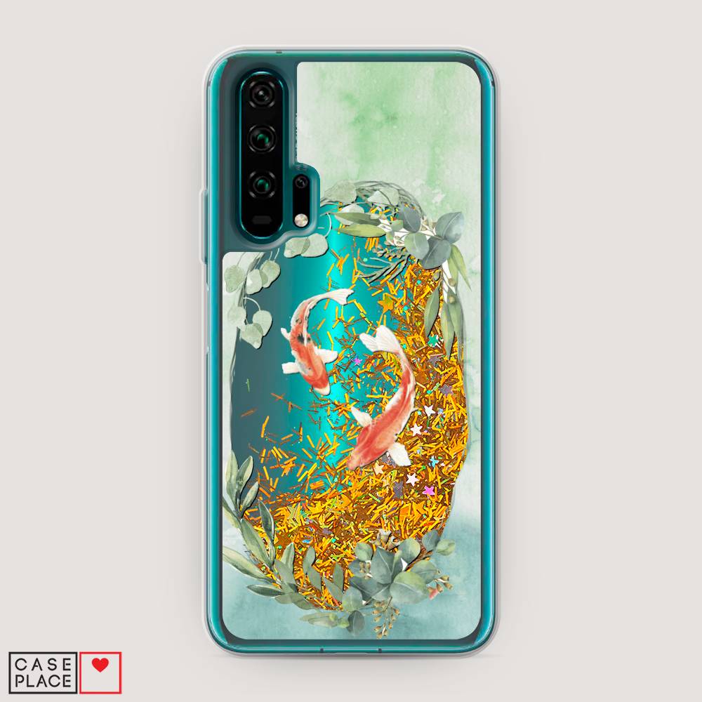 

Чехол Awog на Honor 20 Pro "Две золотые рыбки", Разноцветный, 69390-1
