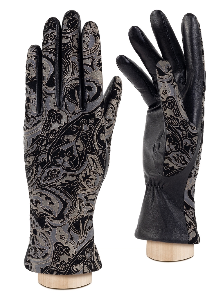 Перчатки женские Eleganzza IS00156 черные 6.5