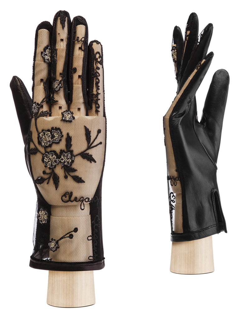 Перчатки женские Eleganzza IS01005 черные 7