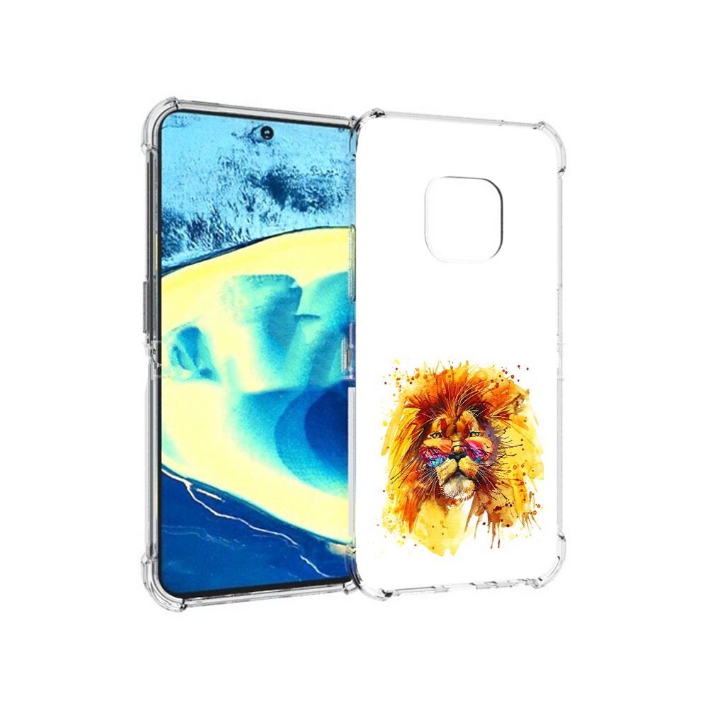 

Чехол MyPads Tocco для Nokia XR20 лев в очках (PT161671.111.436), Прозрачный, Tocco