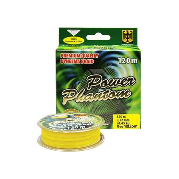 

Шнур Power Phantom 4x, 120м, желтый, 0,22мм, 24,45кг, 2092240_022120