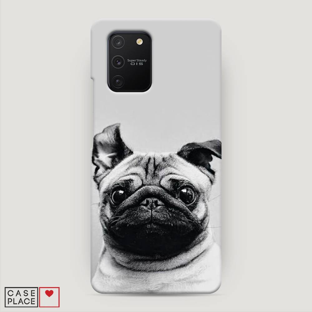

Пластиковый чехол "Ушастый мопс" на Samsung Galaxy A91, 29920-1