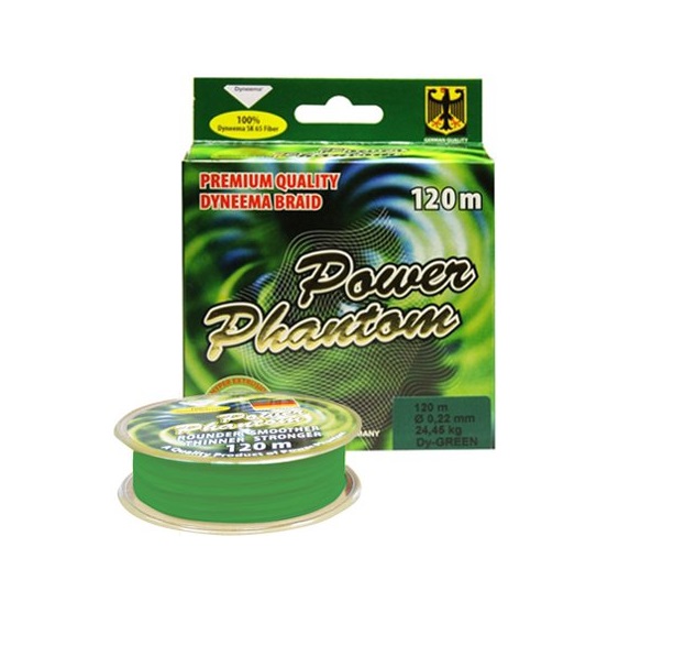 

Шнур Power Phantom 4x, 120м, зеленый, 0,25мм, 28,5кг, 2092205_025120