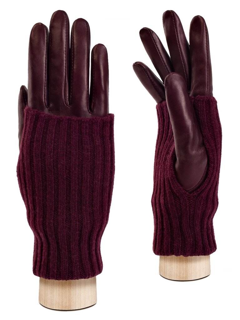 

Перчатки женские Eleganzza IS01331 бордовые, Бордовый, IS01331