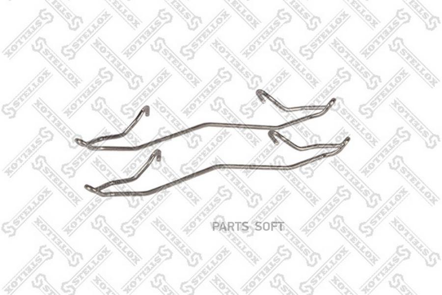 

00-01529-SX_р/к торм. колодок передних!2крепежа\Opel Astra F/Omega A/Vectra A/Kadett E 1.4