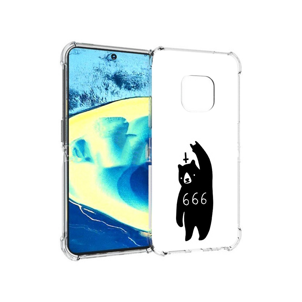 

Чехол MyPads Tocco для Nokia XR20 медведь 666 (PT161671.111.462), Прозрачный, Tocco