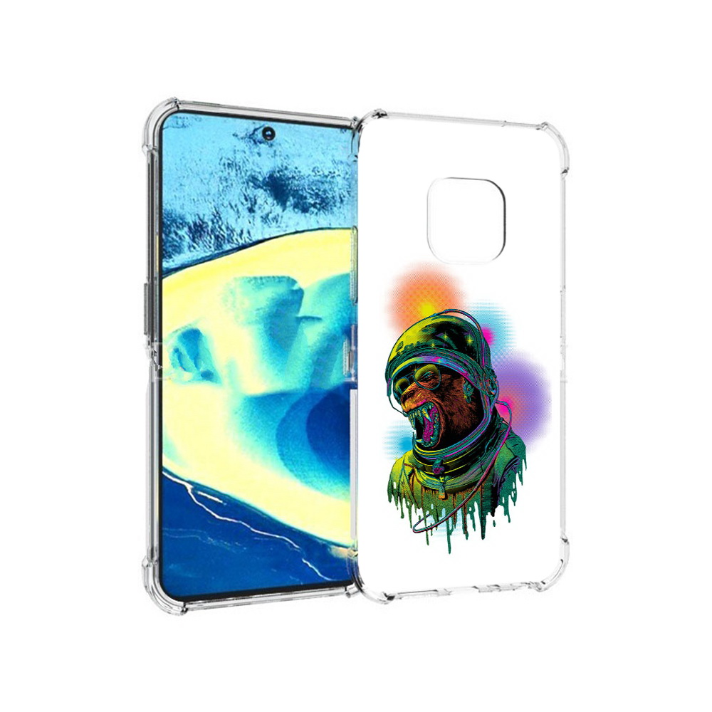 

Чехол MyPads Tocco для Nokia XR20 медведь космонавт (PT161671.111.466), Прозрачный, Tocco