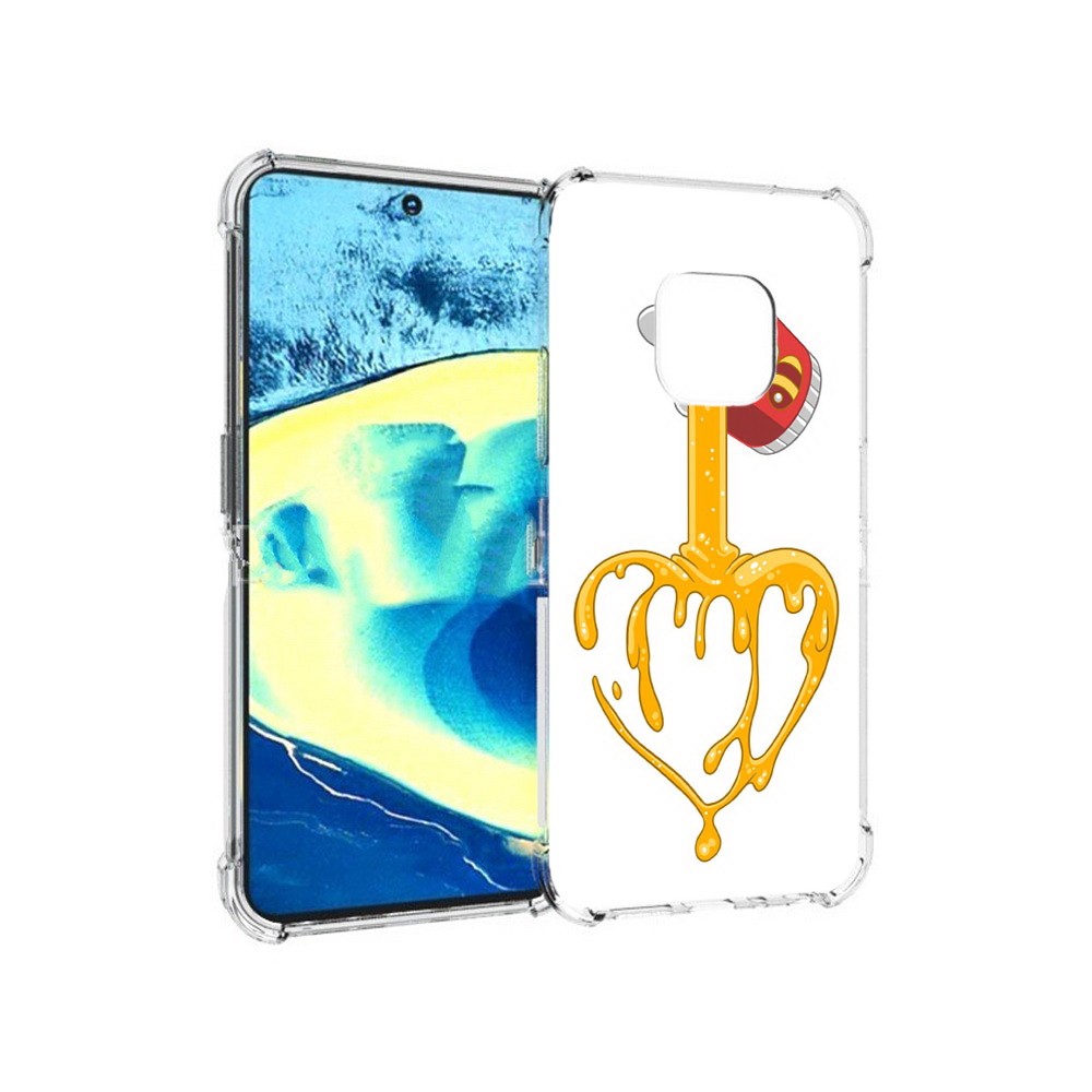 

Чехол MyPads Tocco для Nokia XR20 медовое сердце (PT161671.111.471), Прозрачный, Tocco