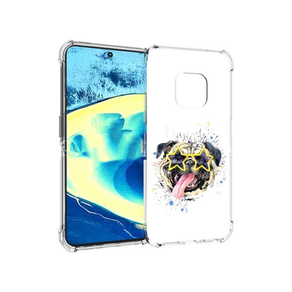 

Чехол MyPads Tocco для Nokia XR20 мопс боксер (PT161671.111.482), Прозрачный, Tocco