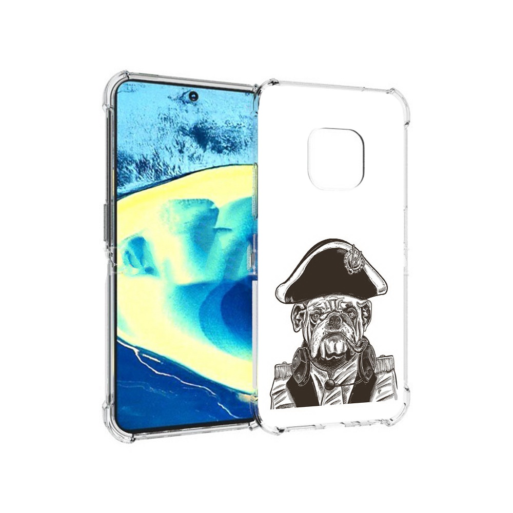 

Чехол MyPads Tocco для Nokia XR20 мопс генерал (PT161671.111.483), Прозрачный, Tocco