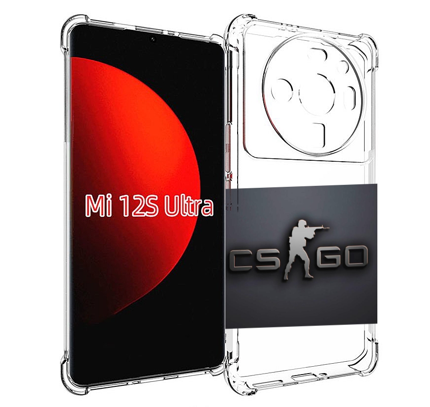 

Чехол MyPads CS go логотип мужской для Xiaomi 12S Ultra, Прозрачный, Tocco