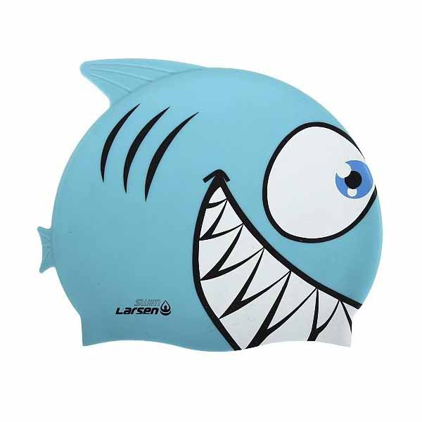 

Шапочка для плавания Larsen LSC10 blue, Голубой, LSC10