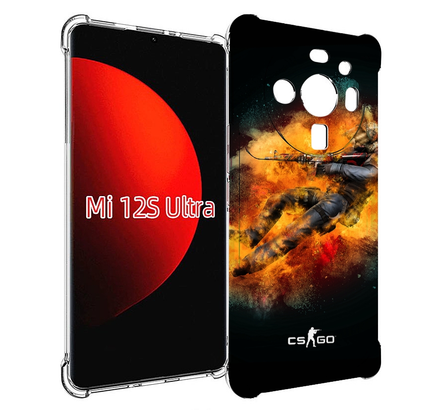 

Чехол MyPads CS-go-Контр-террорист мужской для Xiaomi 12S Ultra, Прозрачный, Tocco