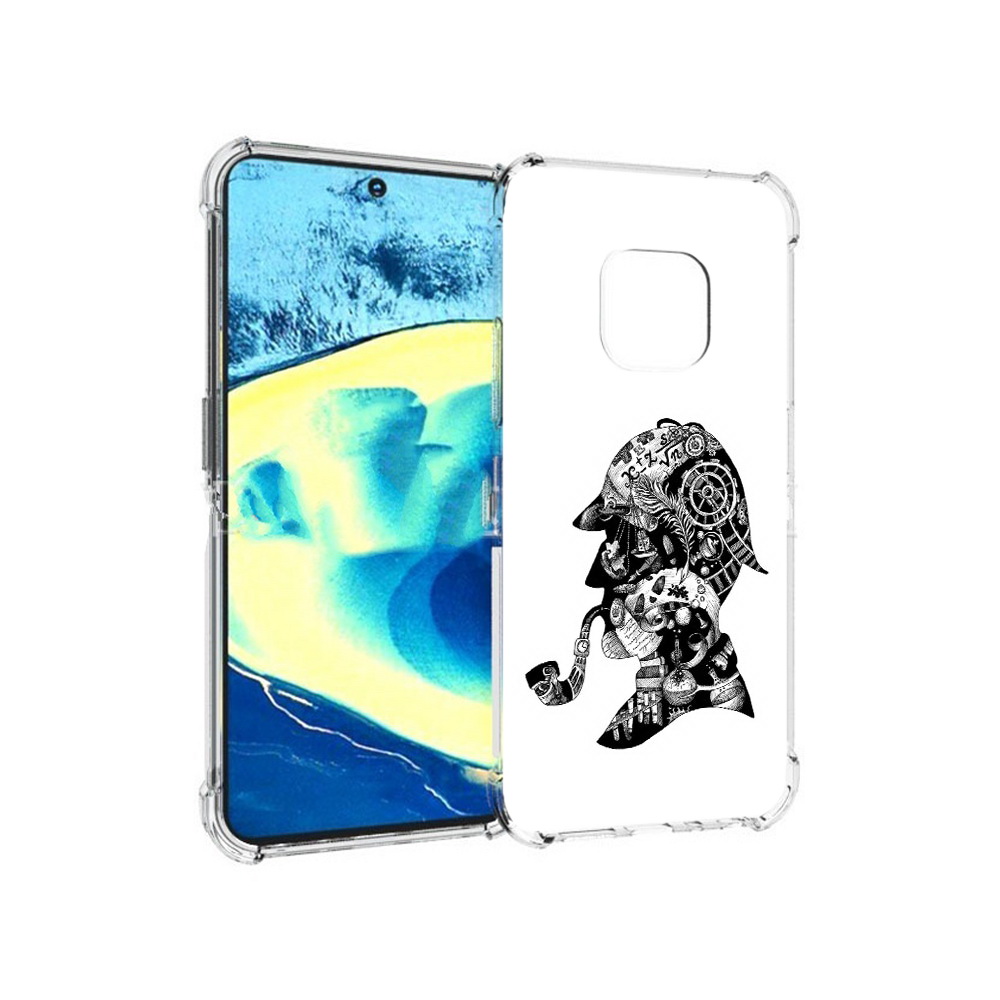 

Чехол MyPads Tocco для Nokia XR20 мужчина с трубкой абстракция (PT161671.111.488), Прозрачный, Tocco
