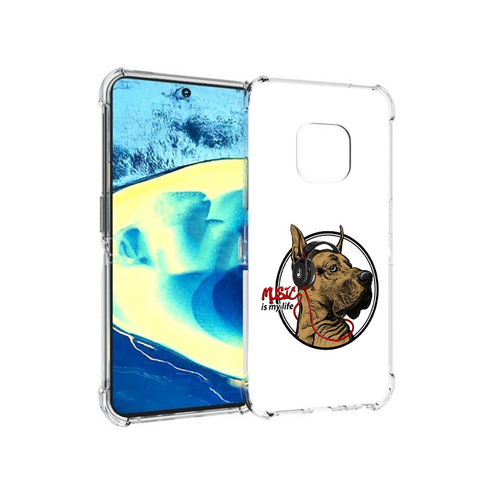 

Чехол MyPads Tocco для Nokia XR20 музыкальная собака (PT161671.111.490), Прозрачный, Tocco