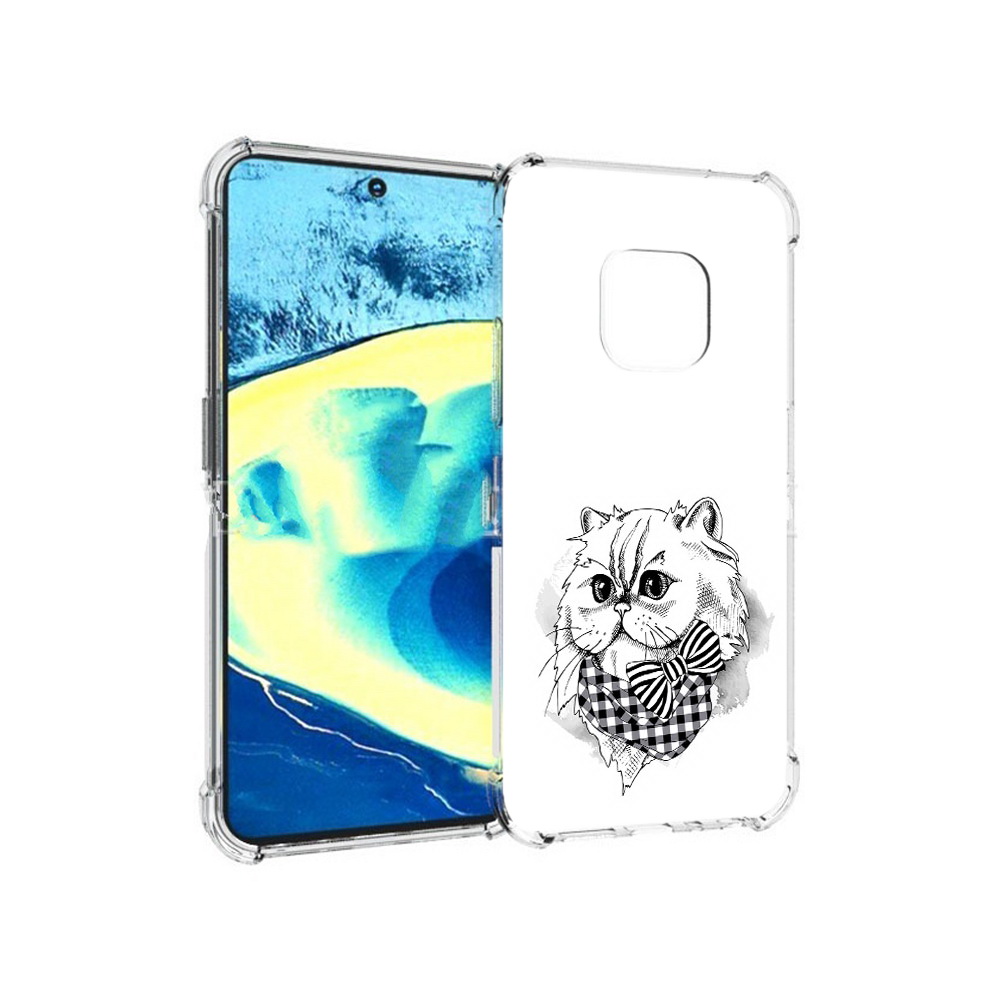 

Чехол MyPads Tocco для Nokia XR20 нарисованная красивая кошечка (PT161671.111.503), Прозрачный, Tocco