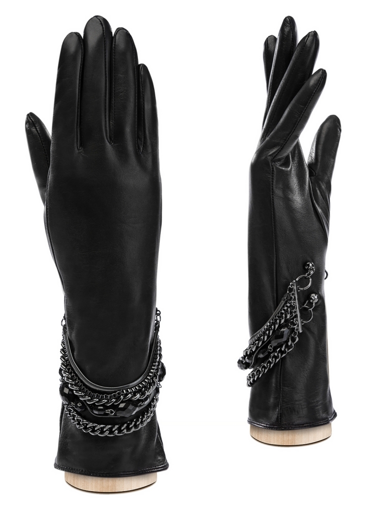 

Перчатки женские Eleganzza IS02046 черные 7, Черный, IS02046