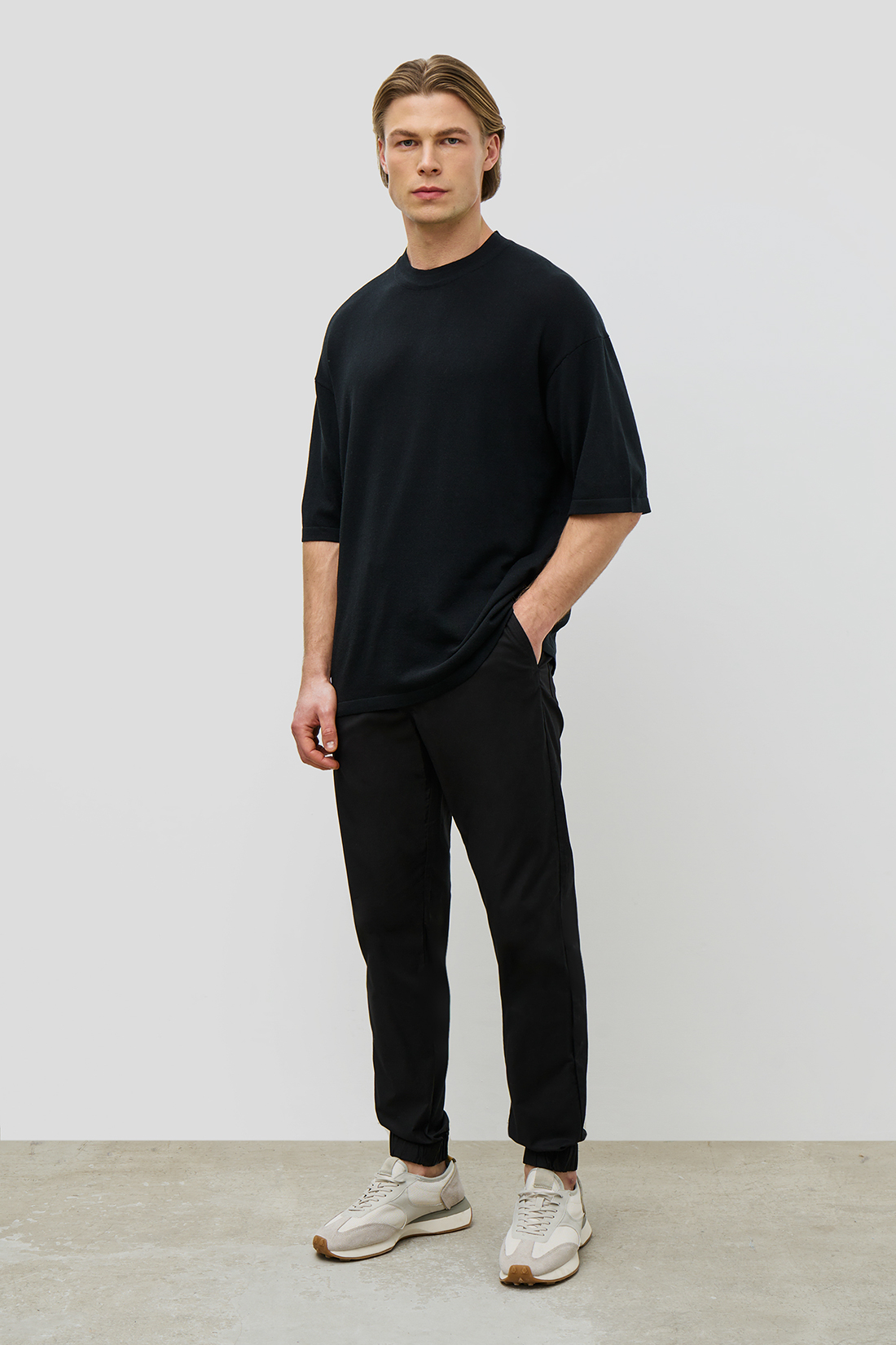 

Брюки мужские Baon B7923013 черные L, Черный, B7923013