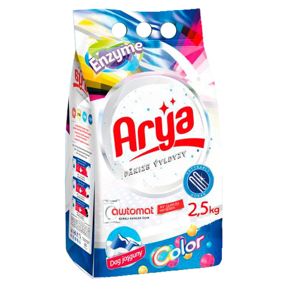 

Стиральный порошок Arya Color для стирки цветного белья 2,5 кг