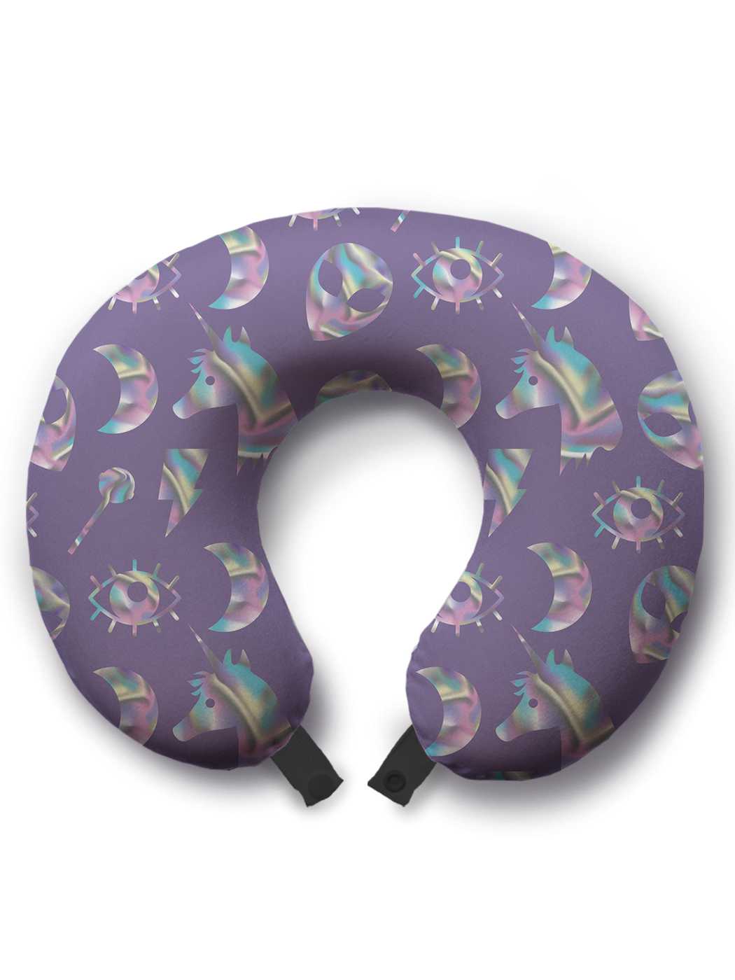 

Дорожная подушка JoyArty Волшебные единорожки фиолетовая, Фиолетовый, Волшебные единорожки