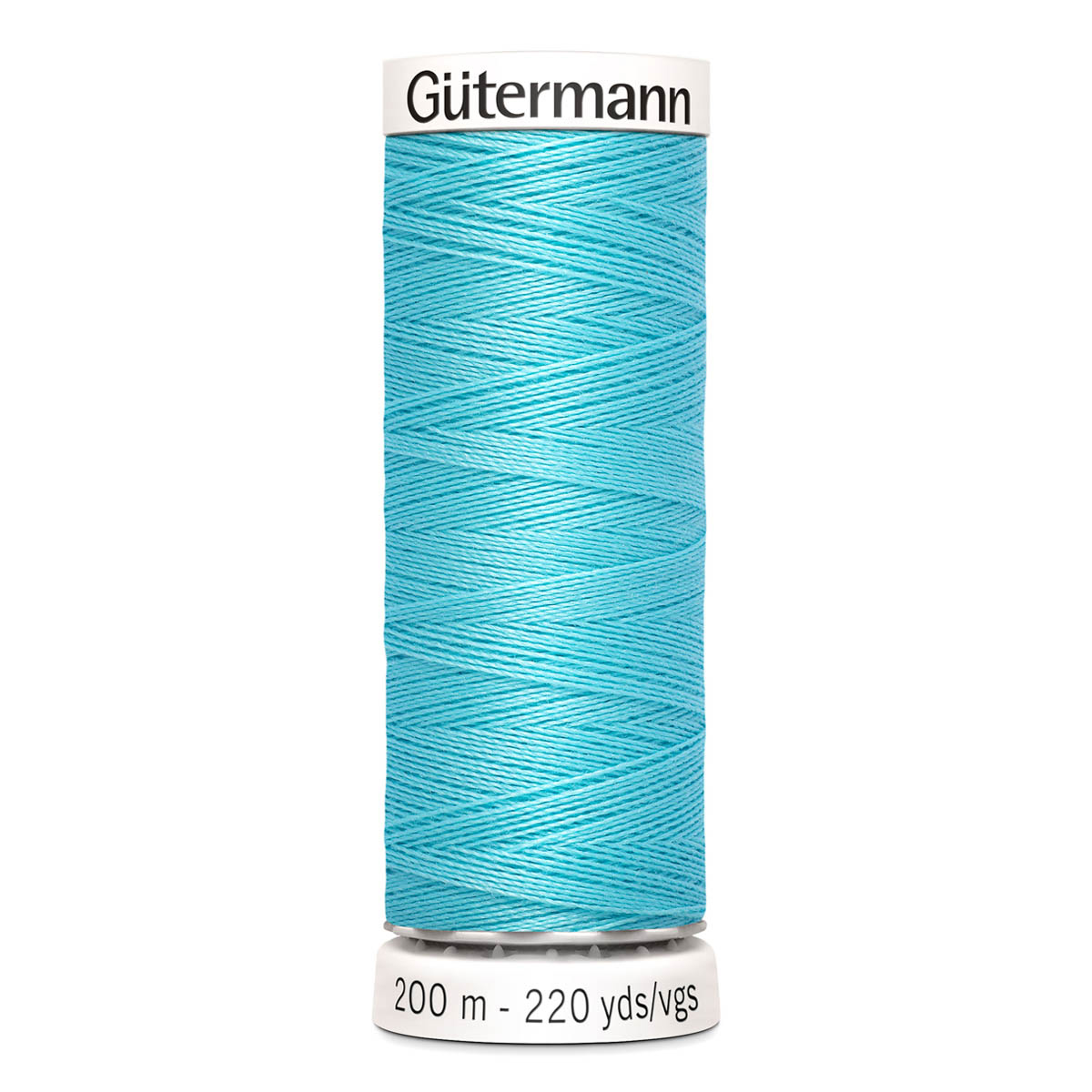 фото Нить gutermann sew-all для всех материалов, 748277, 200 м (028 бирюзово-голубой), 5 шт guetermann