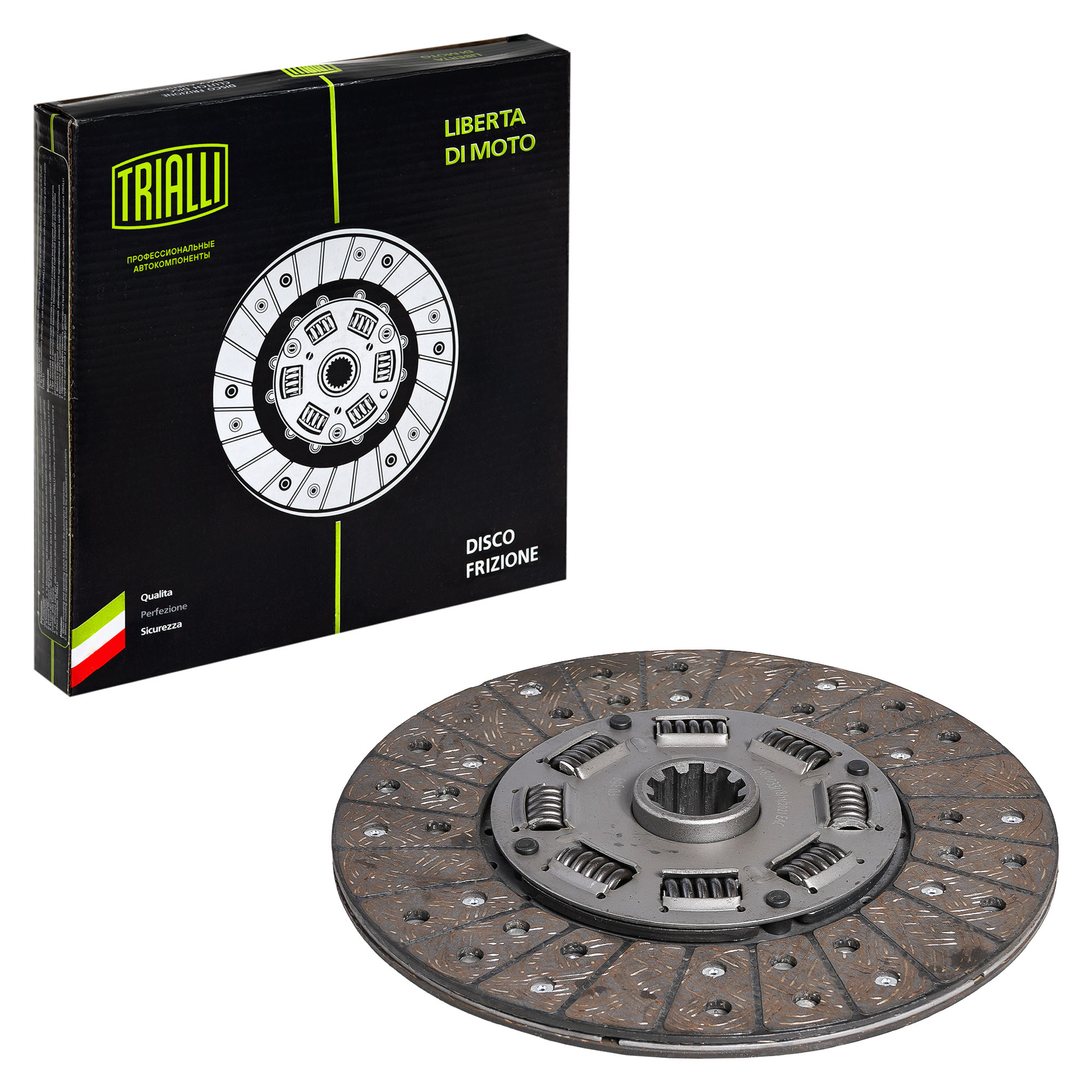 

Диск сцепления ведомый УАЗ 469 (умз. 417) TRIALLI FD 369