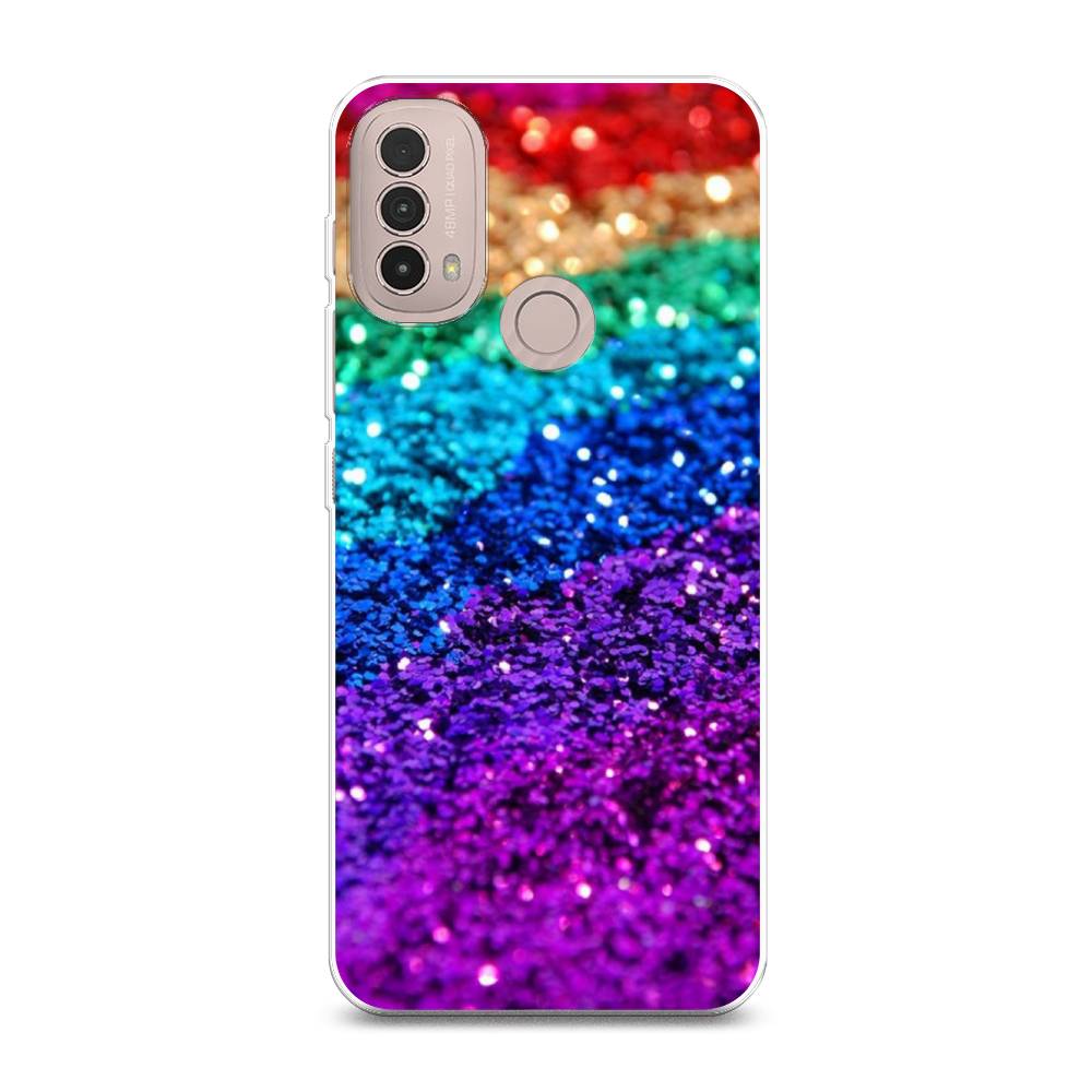 

Чехол Awog на Lenovo K14 Plus/Motorola Moto E20/E30/E40 "Блестящая радуга рисунок", 243650-3