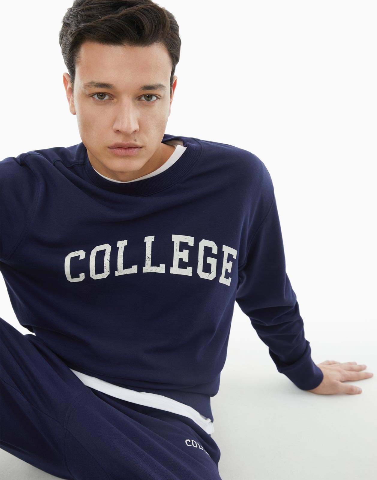 

Свитшот мужской Gloria Jeans BAC011400 синий 2XL, BAC011400