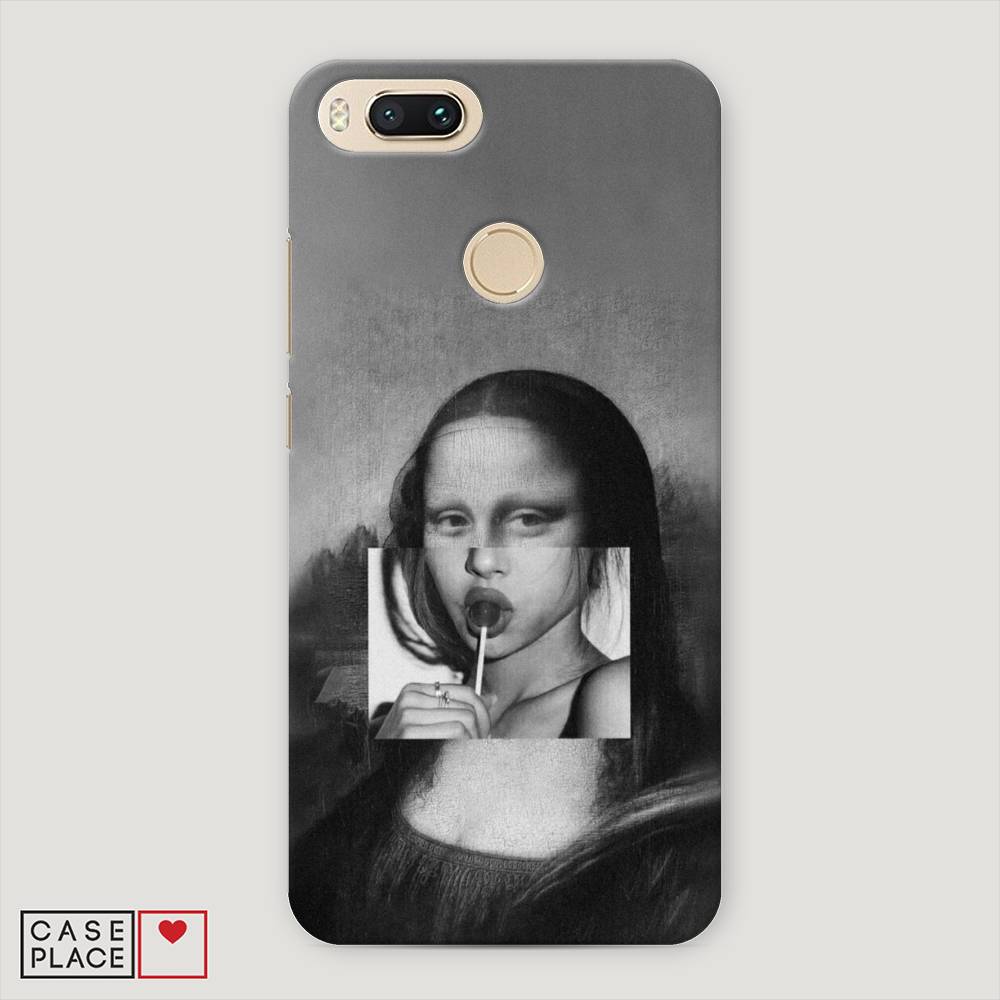 

Пластиковый чехол "Mona Lisa sucking lollipop" на Xiaomi Mi A1