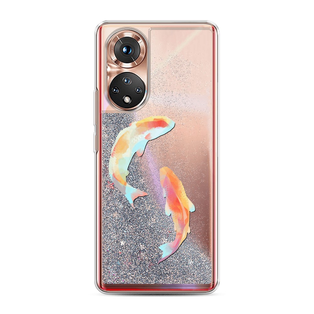 фото Силиконовый чехол "звездочки графика белая" на zte red magic 5s awog