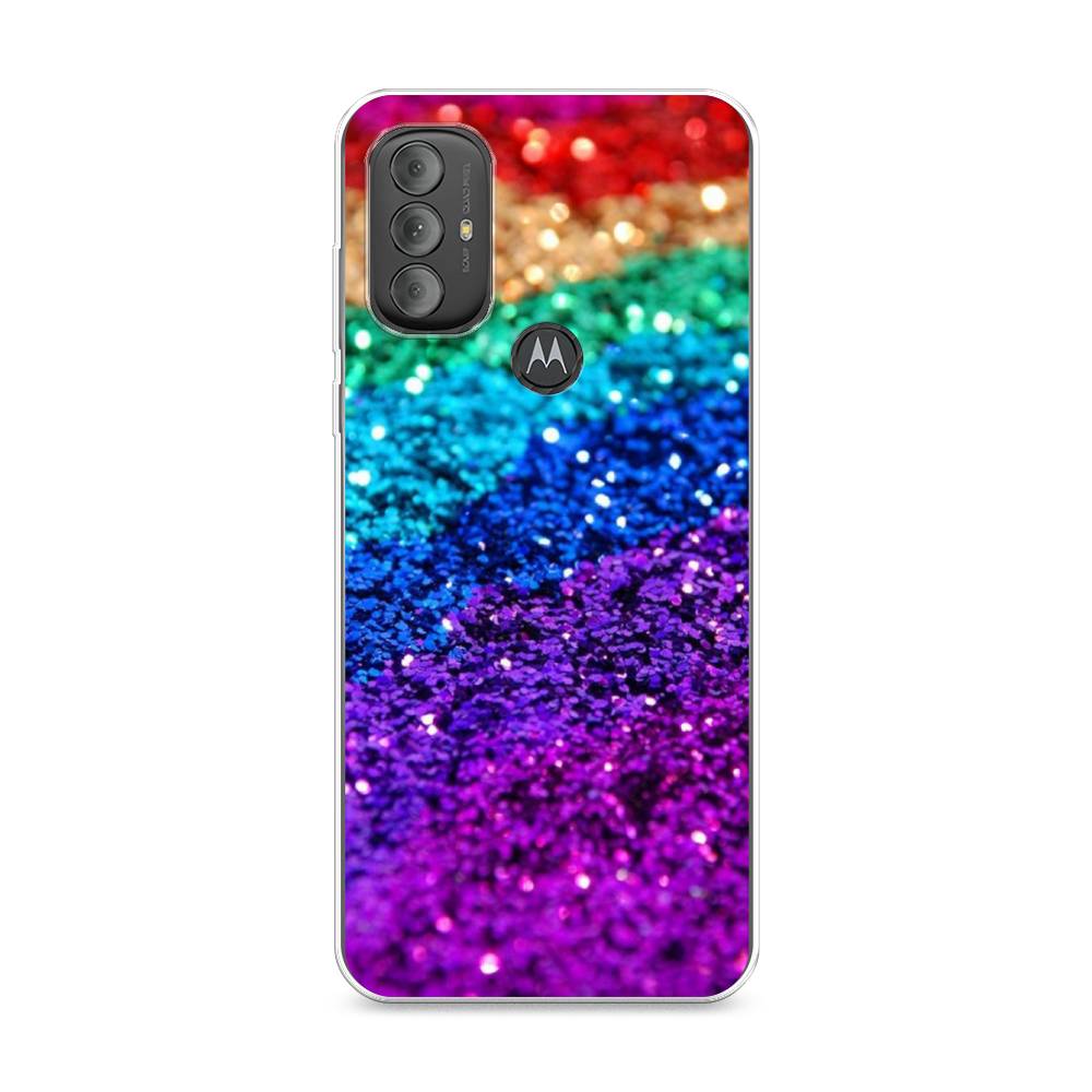 

Чехол Awog на Motorola Moto G Power 2022 "Блестящая радуга рисунок", Разноцветный, 242850-3
