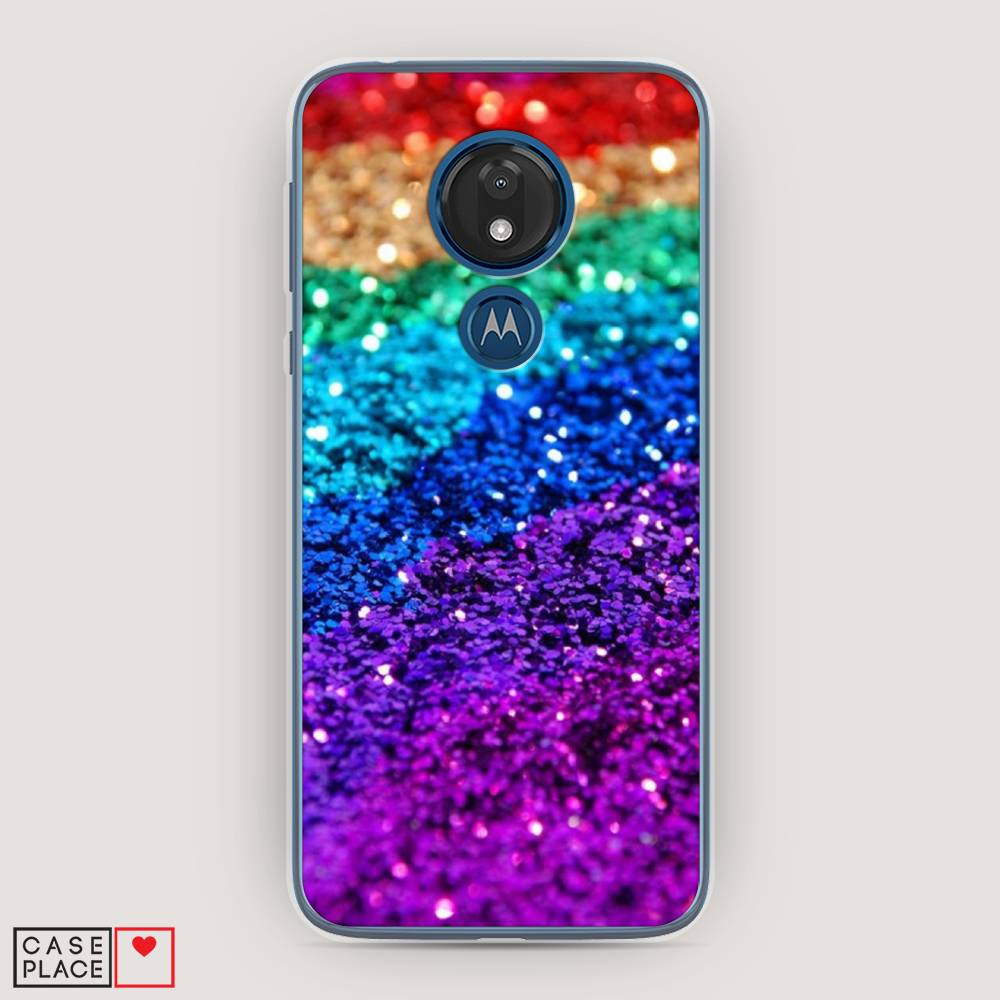 

Чехол Awog на Motorola Moto G7 / Моторола Мото G7 "Блестящая радуга рисунок", 241150-3