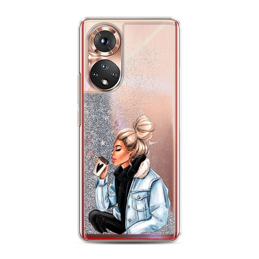 

Чехол Awog на Honor 50/Nova 9 "Cute girl", Разноцветный, 6105491-1