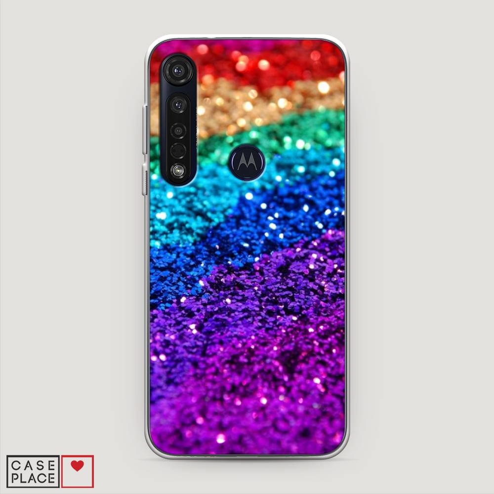 

Чехол Awog на Motorola Moto G8 Plus / Моторола Мото G8 Plus "Блестящая радуга рисунок", 241450-3