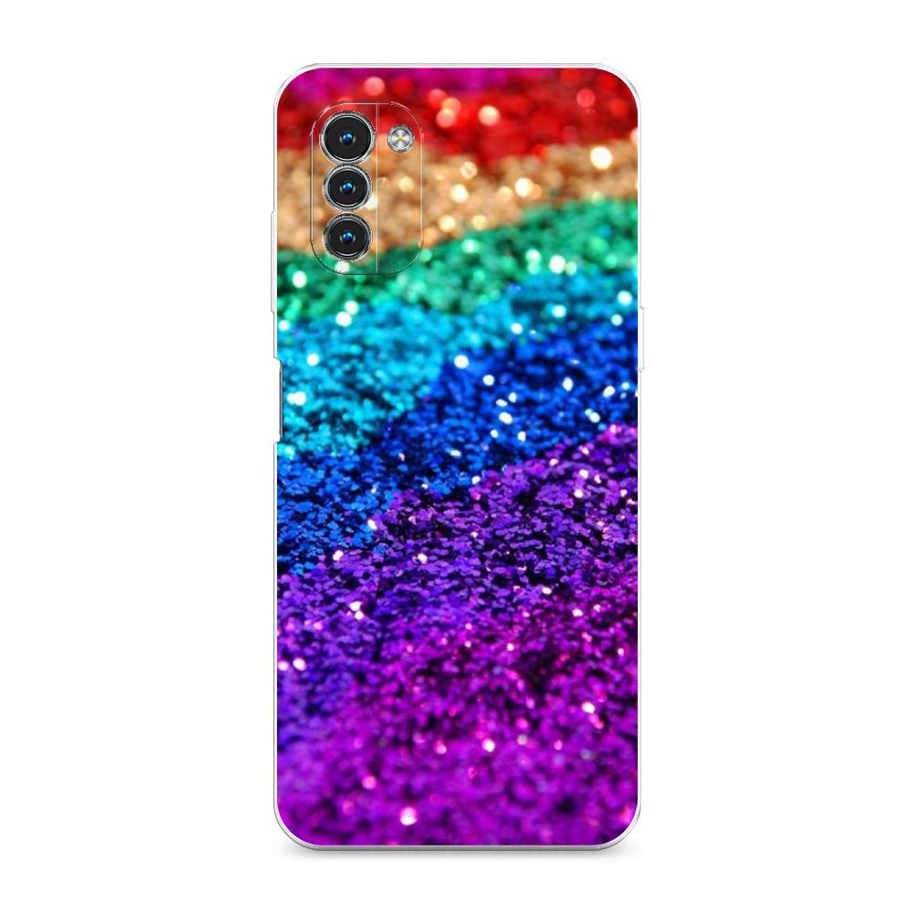 

Чехол Awog на Nokia G21 / Нокиа G21 "Блестящая радуга рисунок", Разноцветный, 125050-3