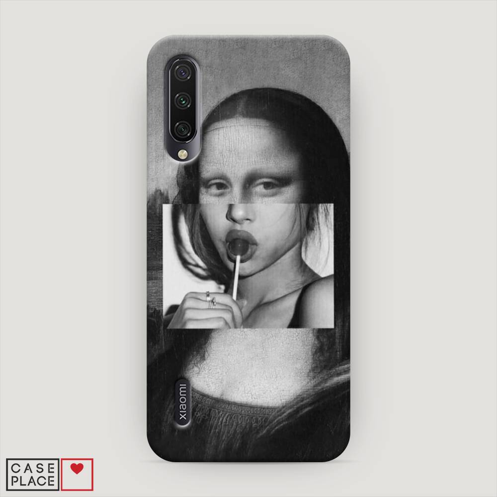 

Пластиковый чехол "Mona Lisa sucking lollipop" на Xiaomi Mi A3, 36020-7