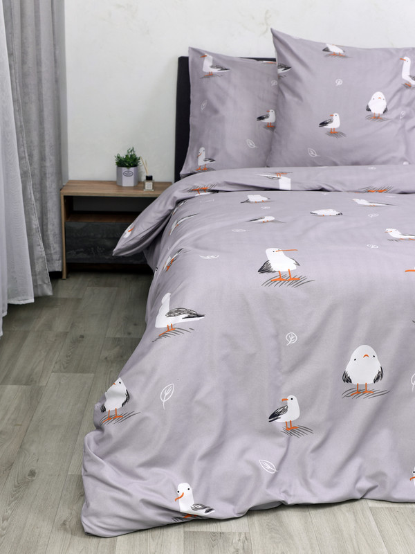 Комплект постельного белья Ночи двухспальный с евро простыней kpb-ps-91-06-20