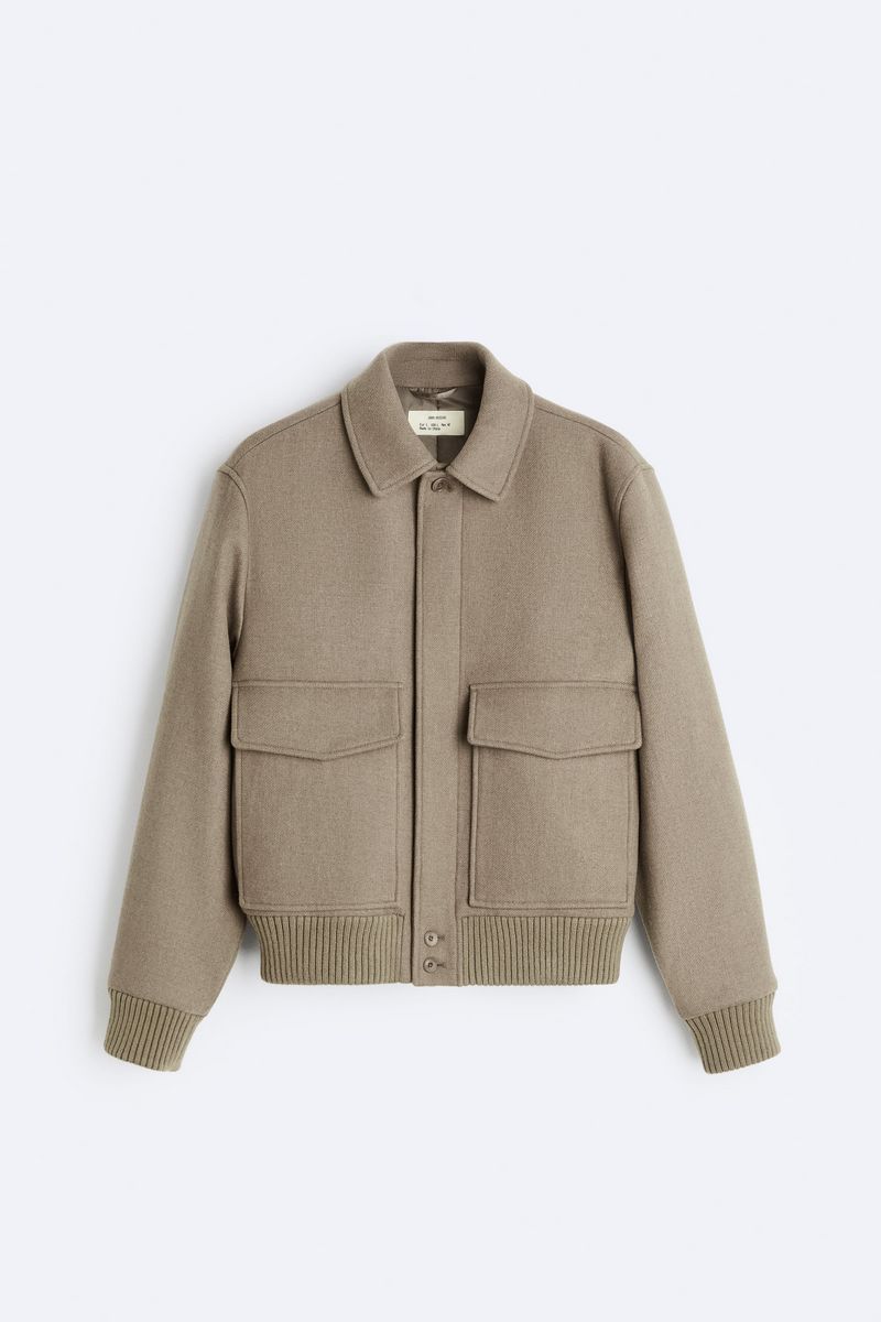 

Куртка мужская ZARA 05854400 бежевая M, Бежевый, 05854400
