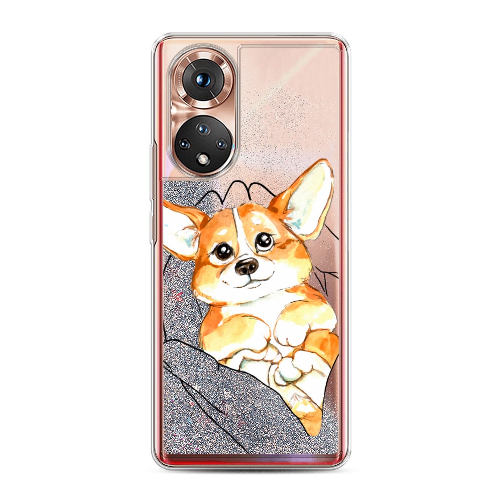 

Чехол Awog на Honor 50/Nova 9 "Корги в ладошках", Разноцветный, 6105491-1